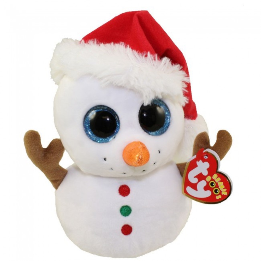 Scoop Christmas snowman ty beanie boo